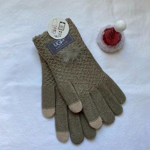 UGG Brown Tech Gloves